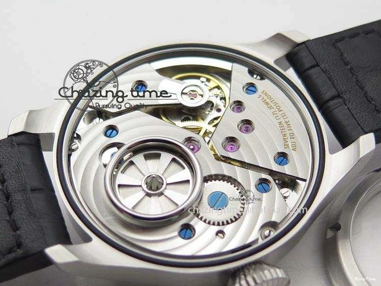 MIROTIME 0511 Big Pilot “Markus Buhler” IW5003 Turbine V6F Best Edition Silver Dial On Leather Strap A Reliable 7315